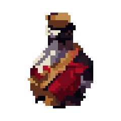 Cursed potion example pixel art
